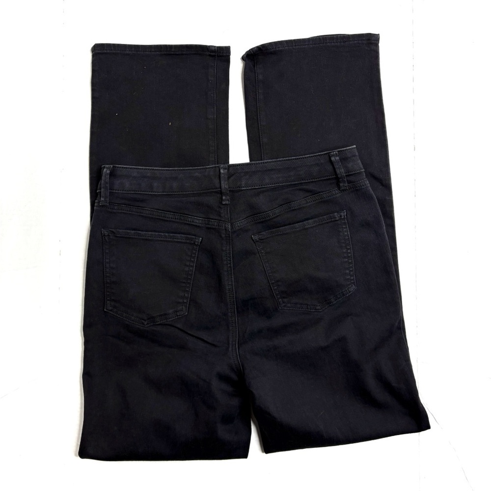 Talbots Solid Black Barely Boot Cut Stretch Jeans - image 4